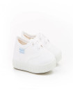 Made in Spain EU20-EU29 Classic Canvas shoes Non Slip Rubber White 